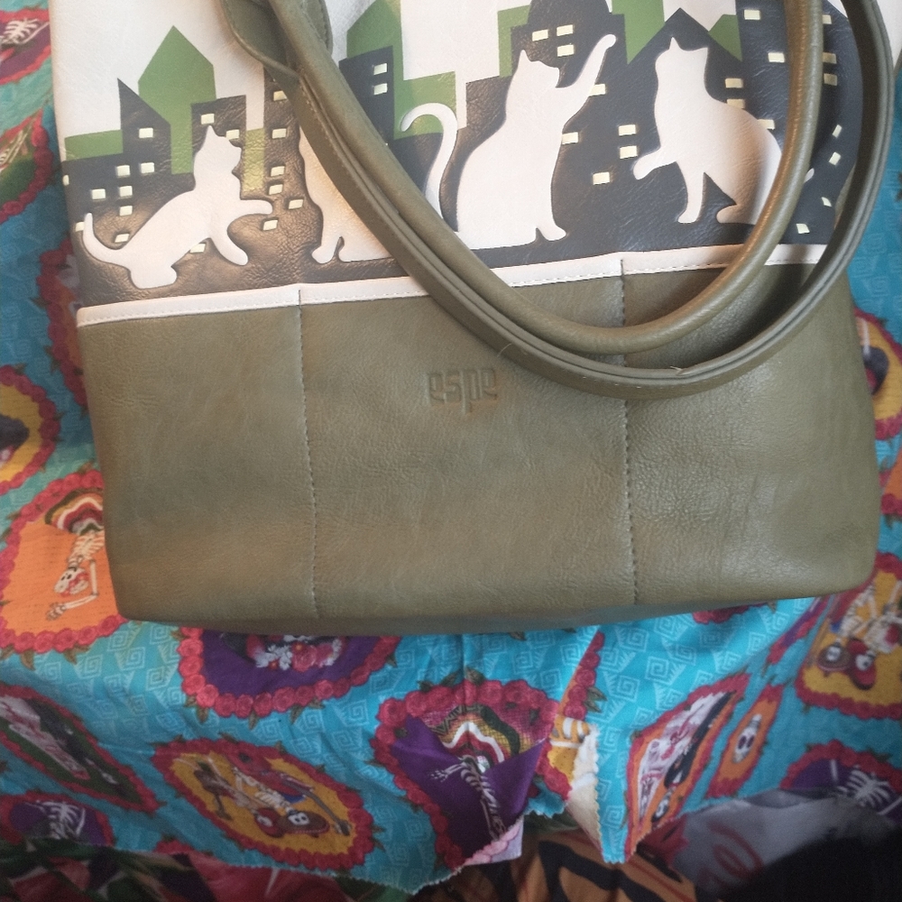 DELIGHTFUL "ESPE" KITTY SILHOUETTE PURSE